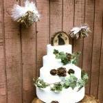 Rustic Wedding Cake Topper